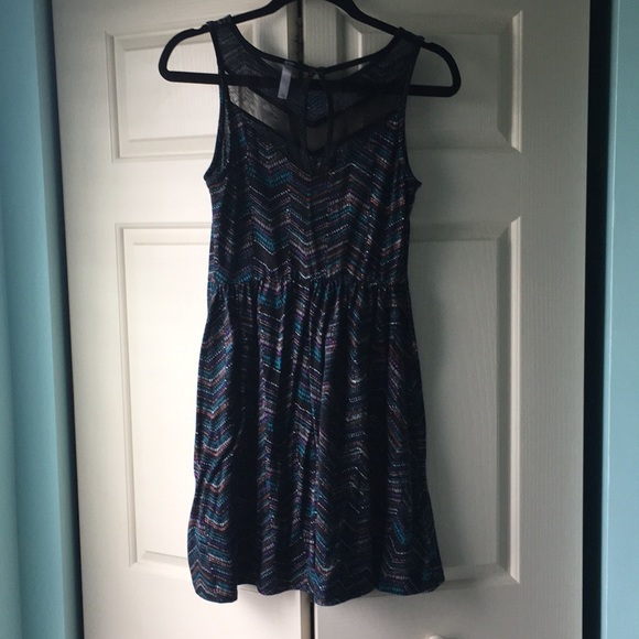 Multi Color Chevron dress - Picture 2 of 3